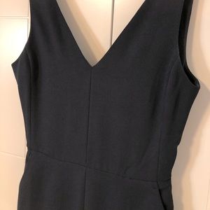 Aritzia Wilfred Navy Jumpsuit